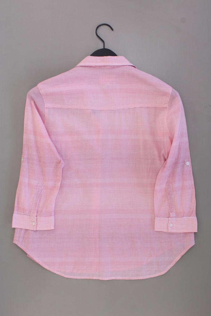 QS by s.Oliver Classic Bluse Gr. 40 gestreift 3/4 Ärmel rot aus Baumwolle
