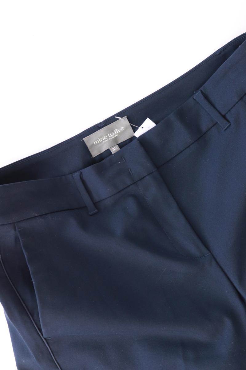 Tom Tailor Stoffhose Gr. 38 blau aus Baumwolle