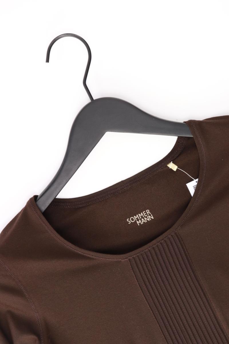 Sommermann Longsleeve-Shirt Gr. 36 Langarm braun aus Viskose