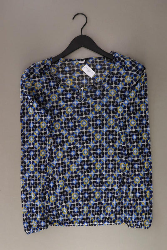 s.Oliver Langarmbluse Gr. 38 blau aus Polyester