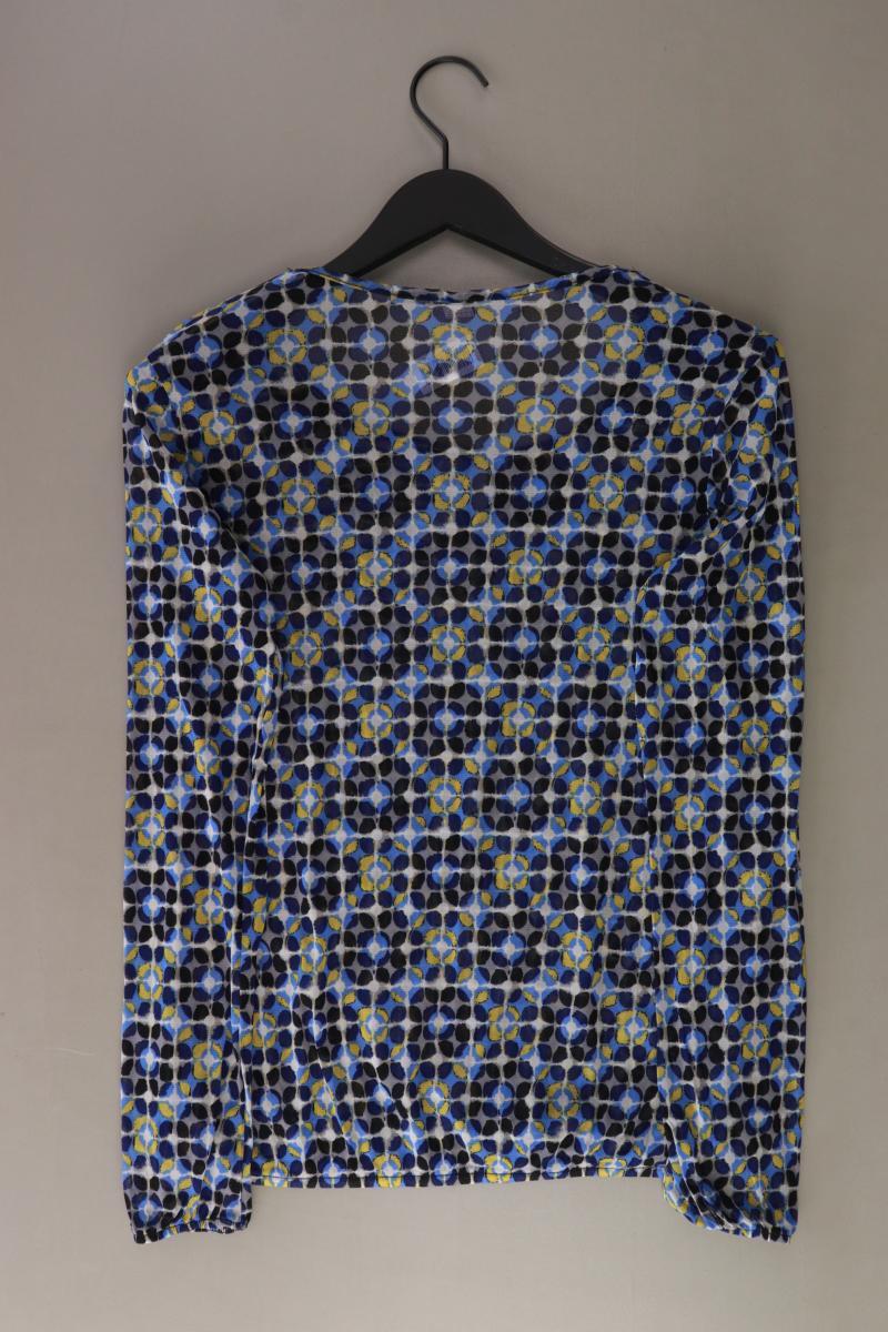 s.Oliver Langarmbluse Gr. 38 blau aus Polyester