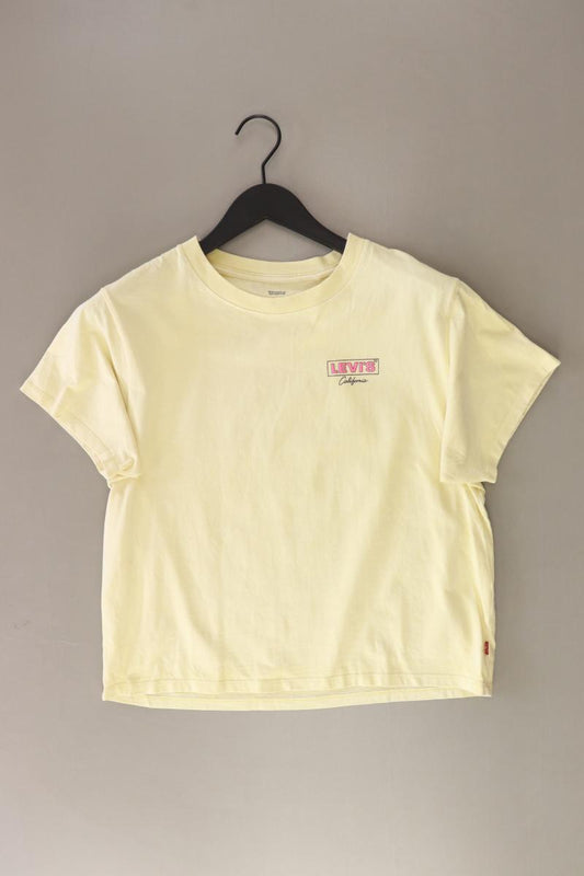 Levi's T-Shirt Gr. S neuwertig Kurzarm gelb aus Baumwolle