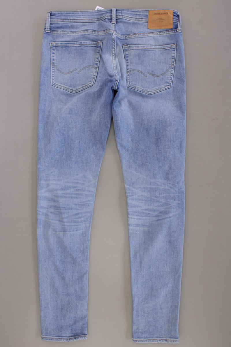 Jack & Jones Skinny Jeans für Herren Gr. W33/L34 Modell Liam blau aus Baumwolle