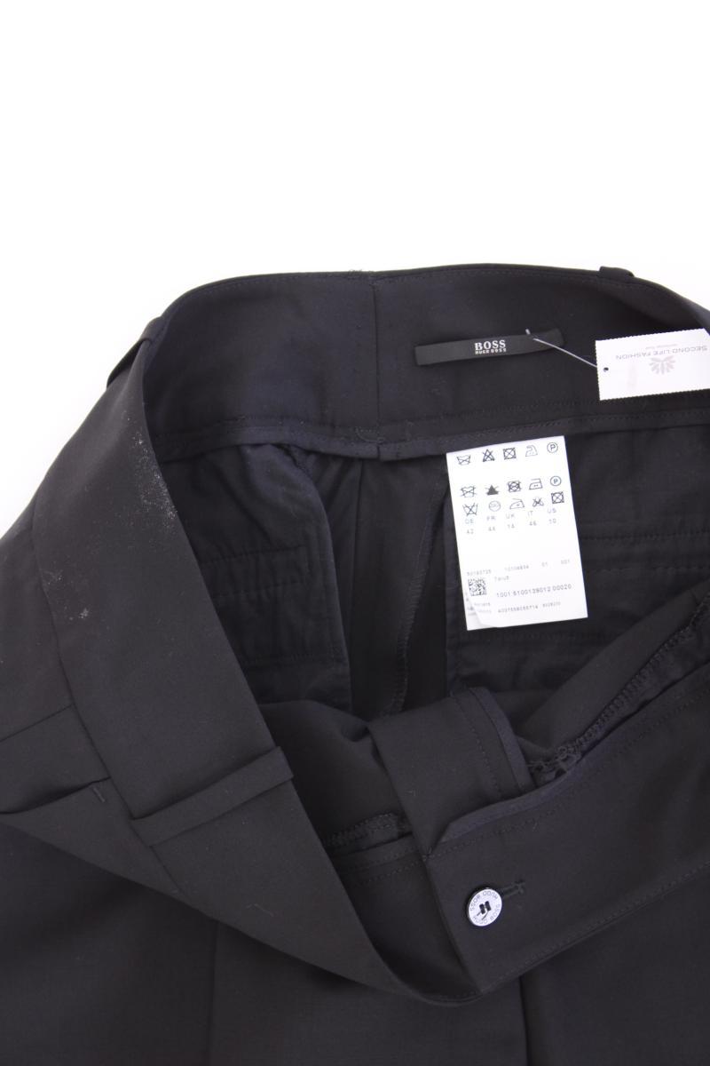 BOSS by Hugo Boss Anzughose Gr. 42 neuwertig schwarz aus Wolle