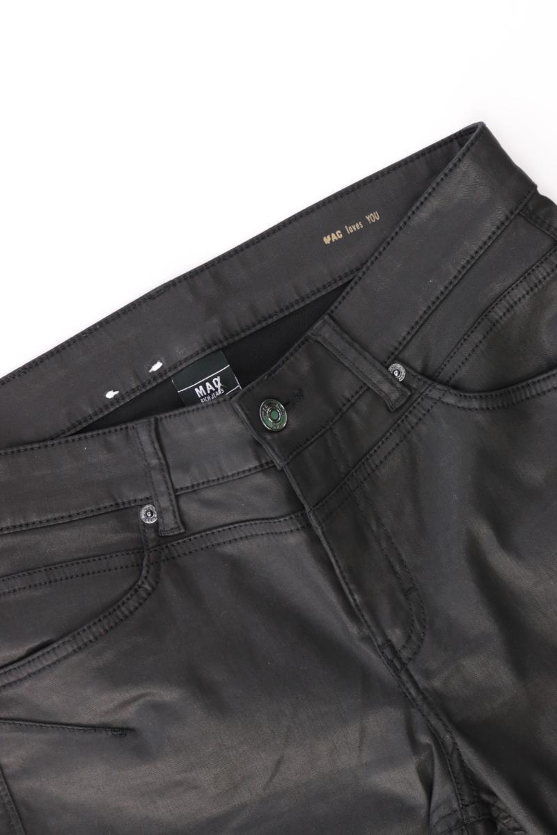 MAC Kunstlederhose Gr. 36/L28 Modell rich slim schwarz aus Baumwolle