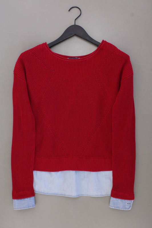 edc by Esprit Feinstrickpullover Gr. XS rot aus Baumwolle