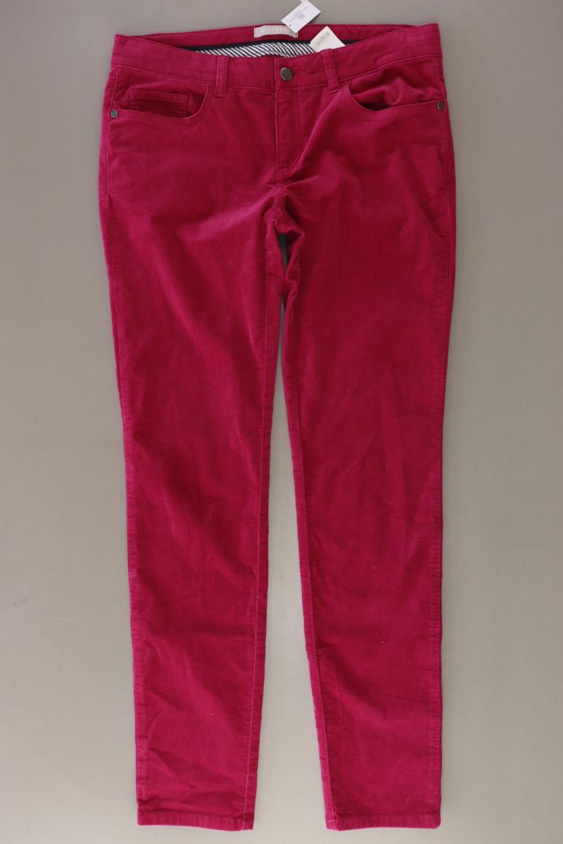 Stefanel Five-Pocket-Hose Gr. W28 lila aus Baumwolle