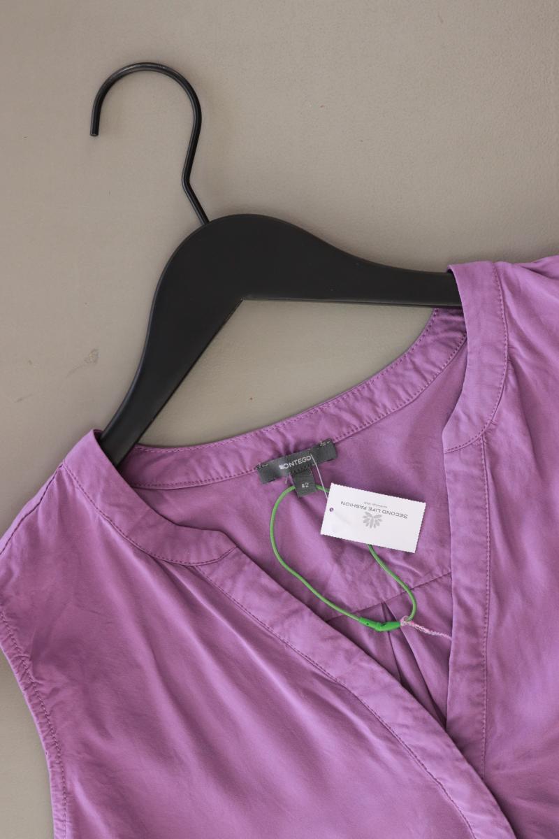 Montego Ärmellose Bluse Gr. 42 lila aus Viskose