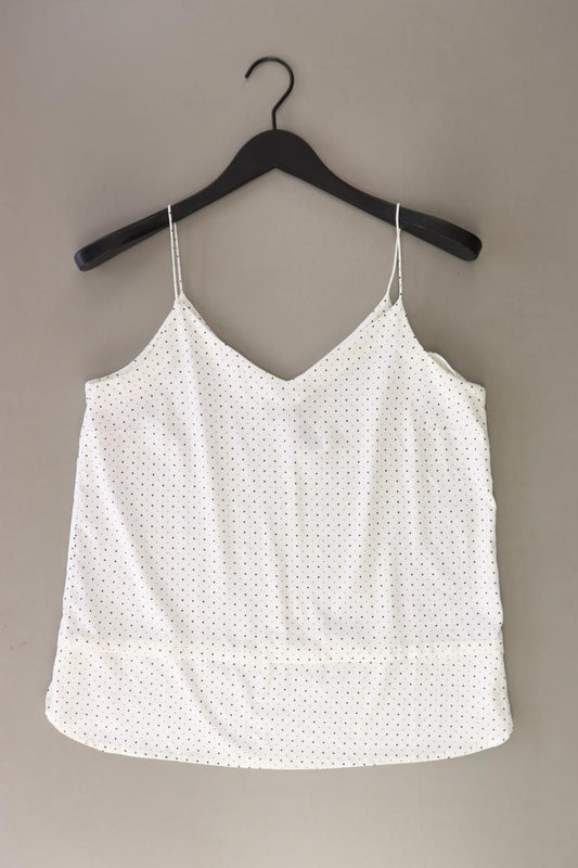 Vero Moda Spaghetti-Top Gr. M gepunktet weiß aus Polyester