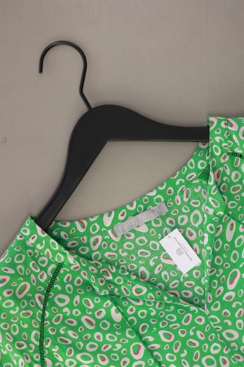 Betty & Co. Regular Bluse Gr. 36 3/4 Ärmel grün aus Viskose