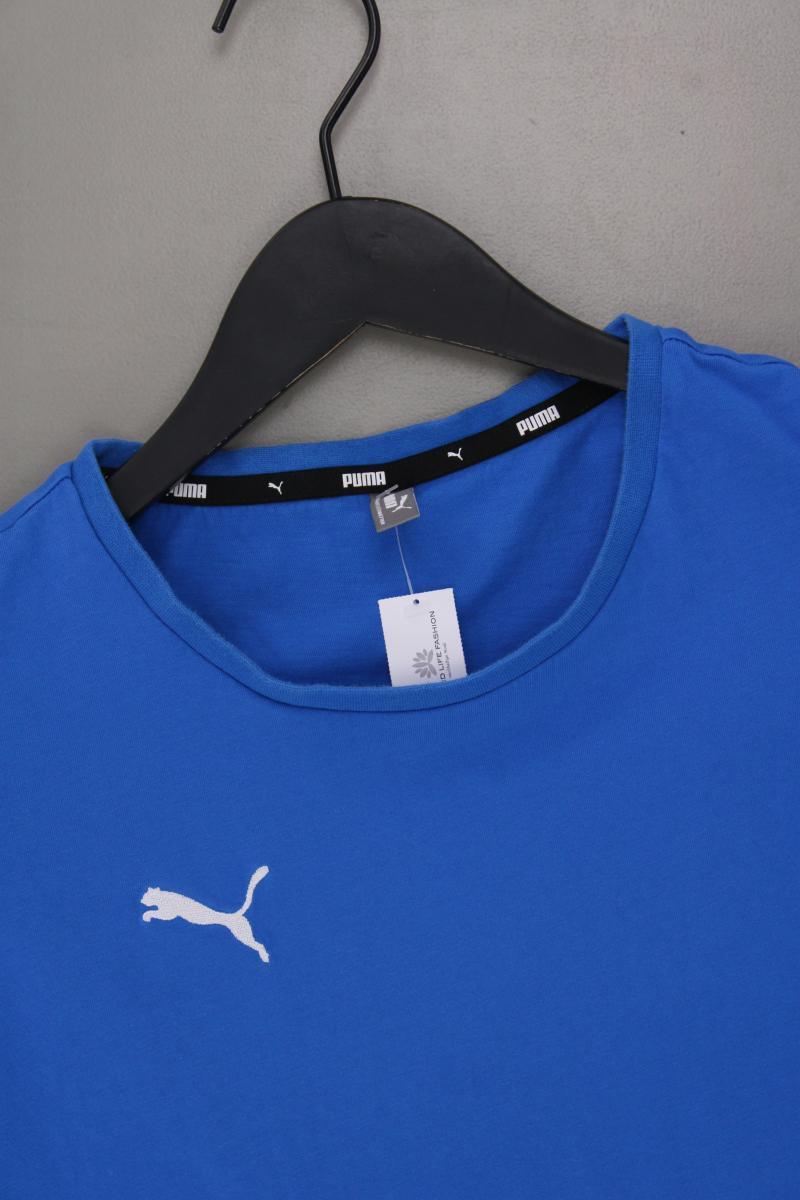 Puma Sportshirt Gr. XL Kurzarm blau