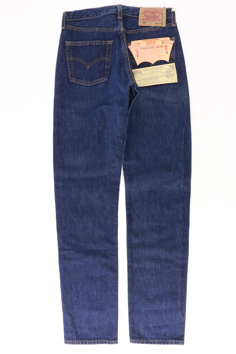 Levi's Straight Jeans Gr. W29/L34 neu mit Etikett blau aus Baumwolle