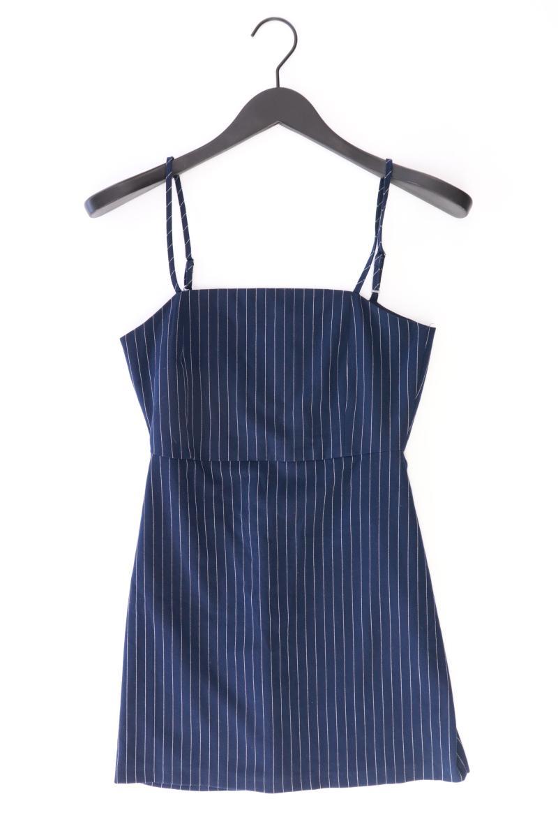 Pull&Bear Trägerkleid Gr. S gestreift blau aus Polyester