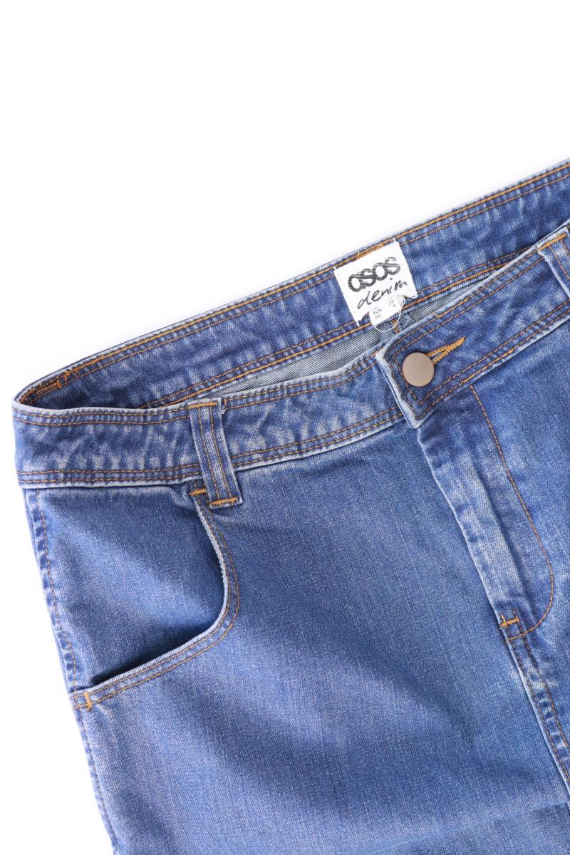 Asos Jeansrock Gr. 38 blau aus Baumwolle