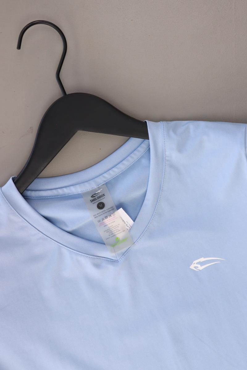 Smilodox Sportshirt Gr. M Kurzarm blau aus Polyester