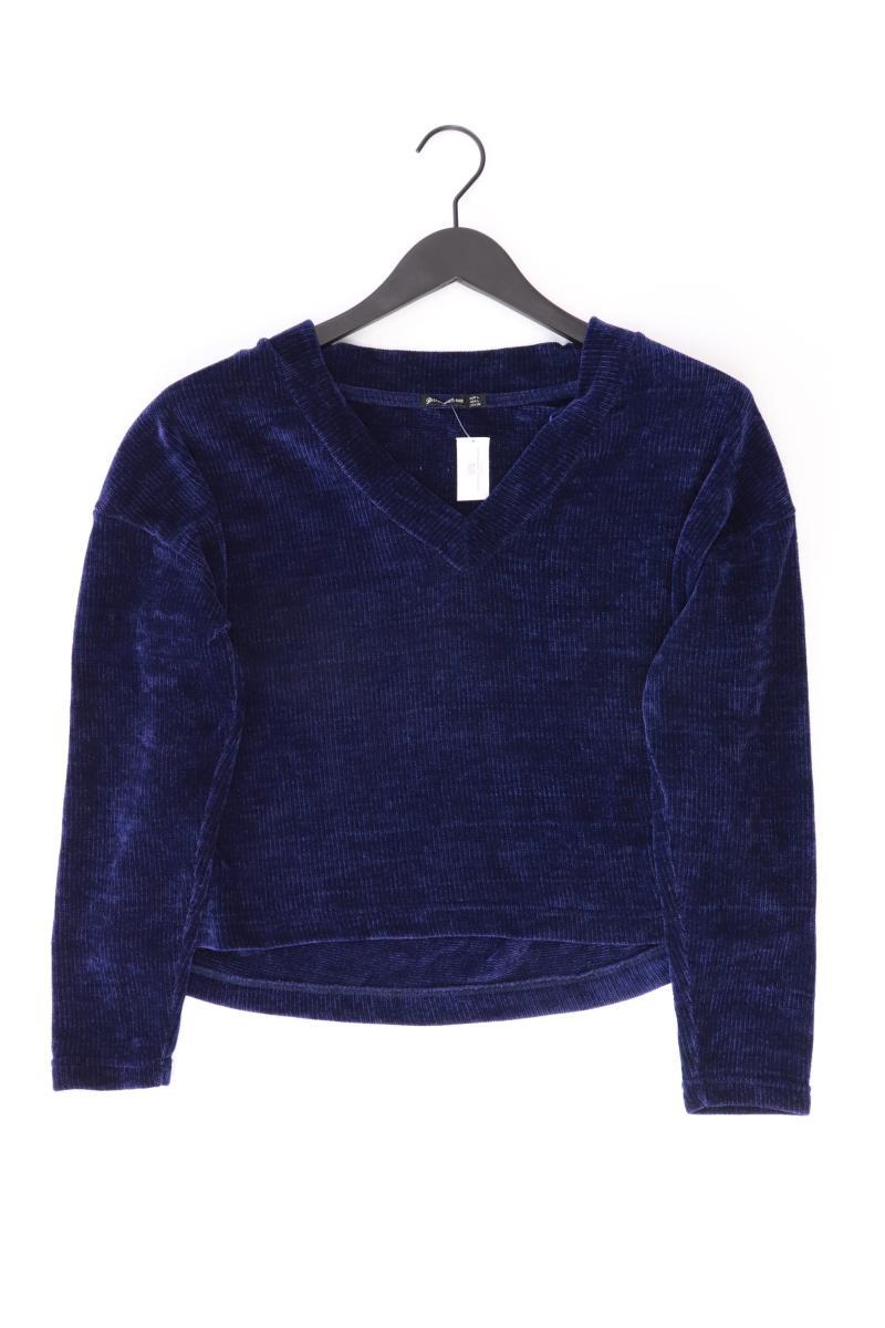 Stradivarius Langarmpullover Gr. L blau