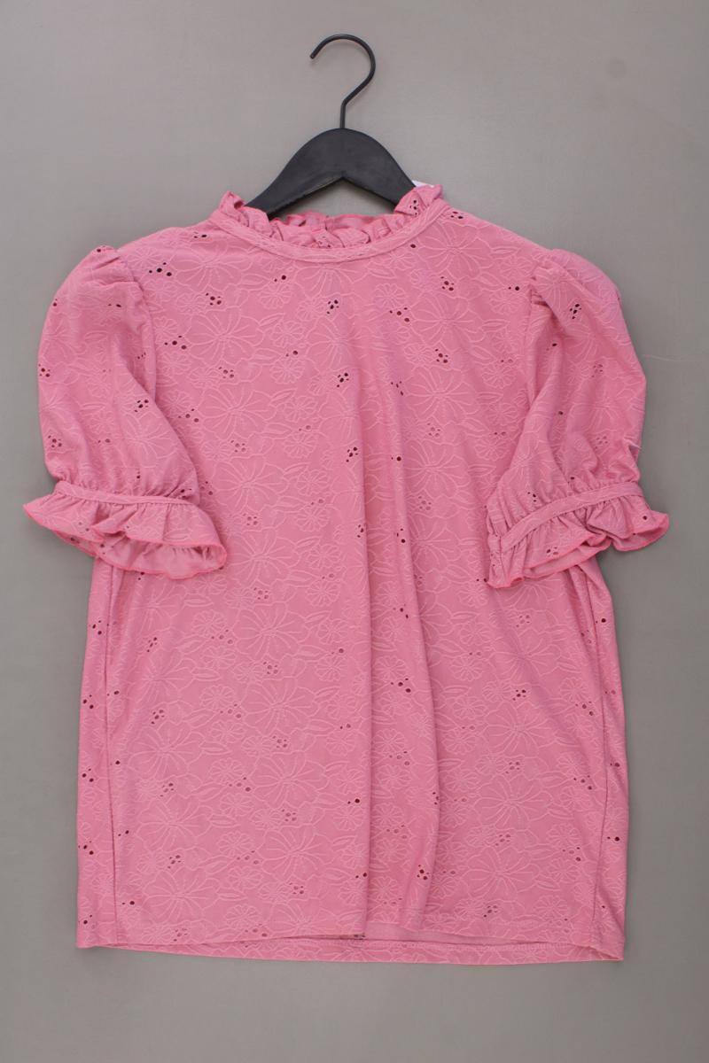 Vila T-Shirt Gr. L neuwertig Kurzarm pink aus Polyester