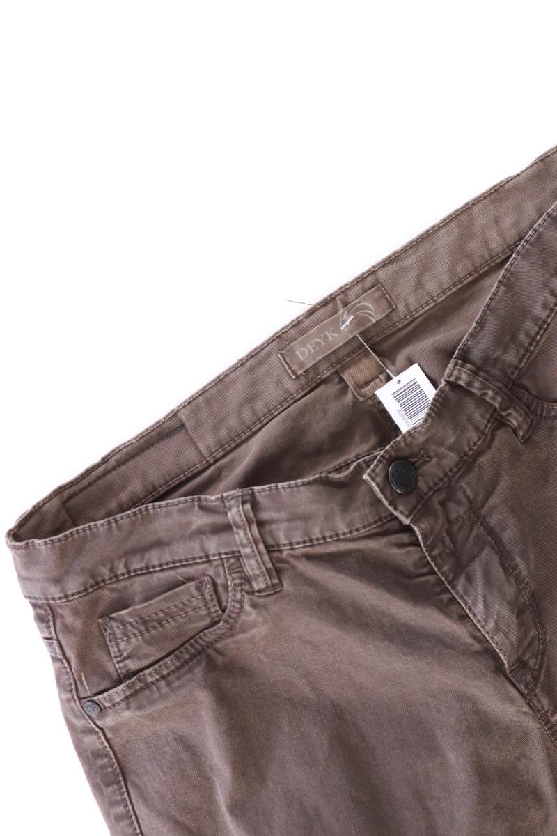 DEYK Straight Jeans Gr. 38 braun aus Baumwolle