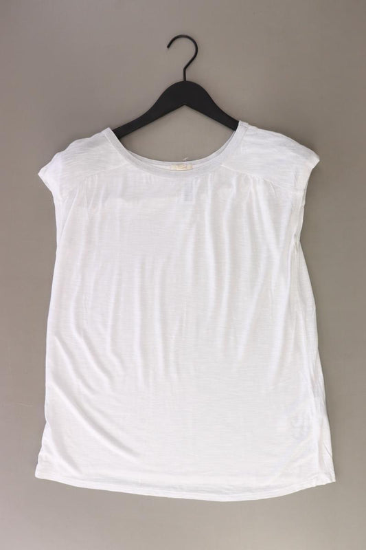 Esprit T-Shirt Gr. L Kurzarm weiß aus Baumwolle