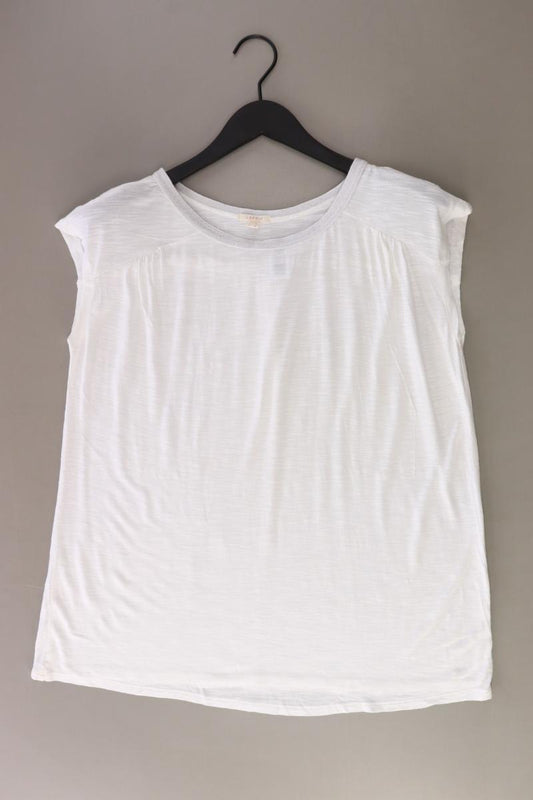 Esprit T-Shirt Gr. L Kurzarm weiß