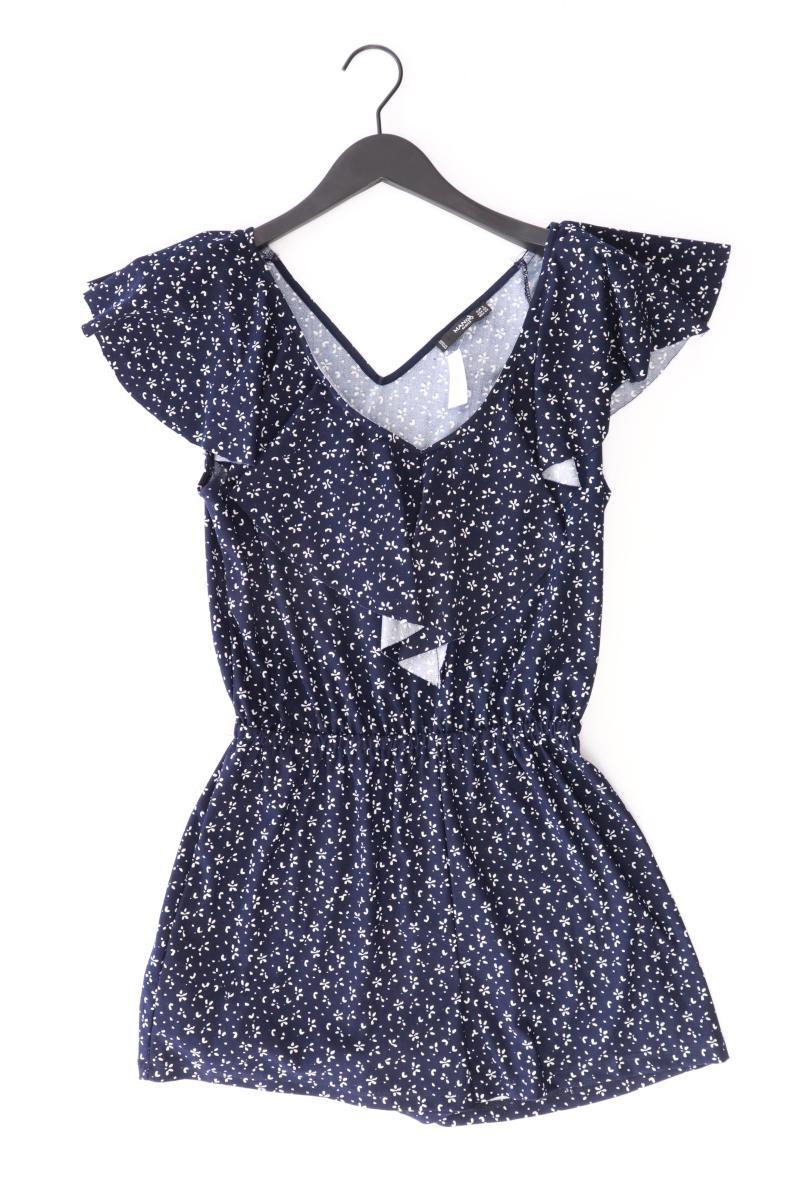 Mango Kurzer Jumpsuit Gr. S blau aus Polyester