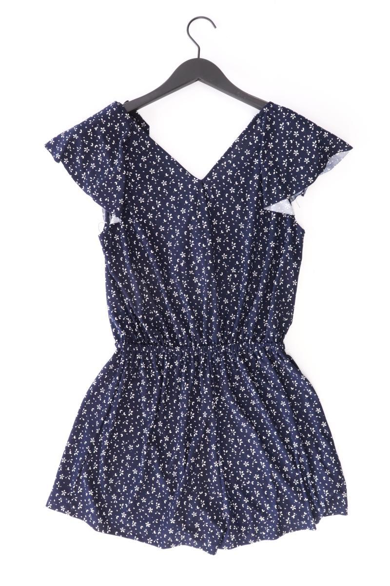 Mango Kurzer Jumpsuit Gr. S blau aus Polyester