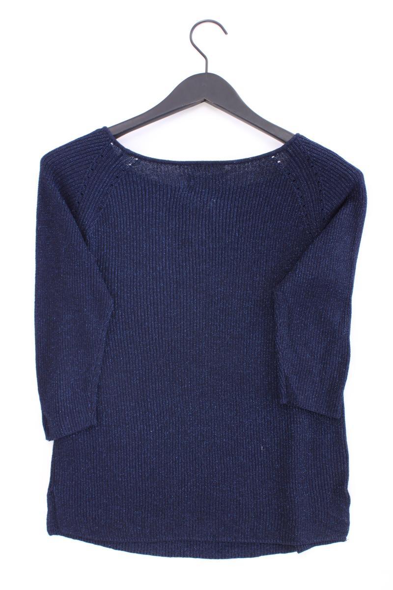 Reserved Grobstrickpullover Gr. S blau aus Viskose