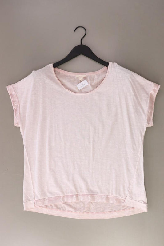 Esprit T-Shirt Gr. L Kurzarm rosa aus Baumwolle