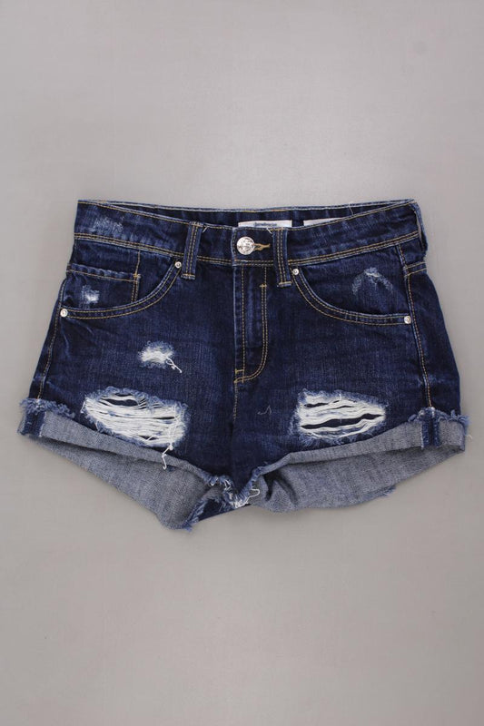 Stradivarius Jeansshorts Gr. 32 blau