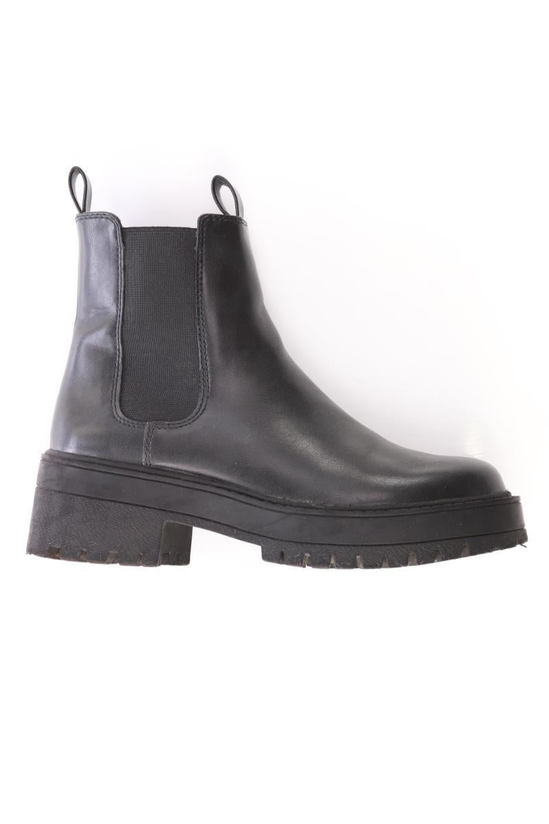 H&M Divided Stiefeletten Gr. 35 schwarz aus Kunstleder