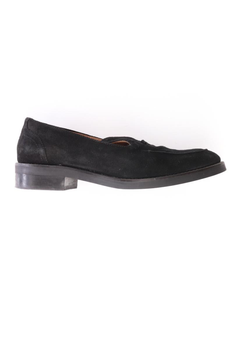 H&M Loafer aus Wildleder Gr. 35 schwarz