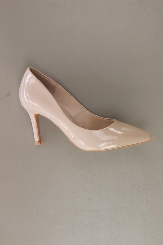 H&M Pumps Gr. 35 creme aus Kunstleder