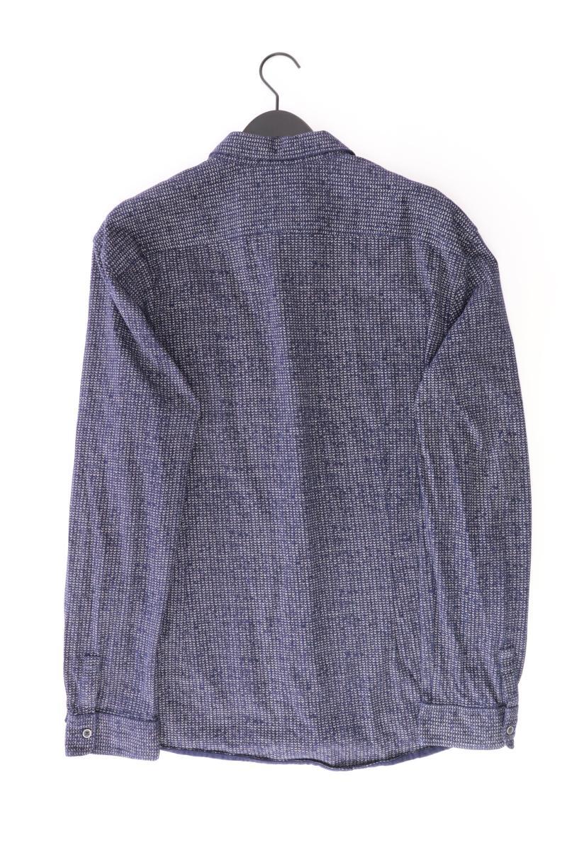 Tom Tailor Langarmhemd für Herren Gr. XXXL blau aus Baumwolle