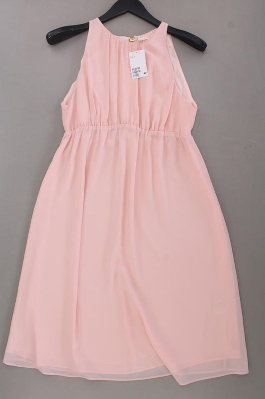 H&M Mama Chiffonkleid Gr. M neu mit Etikett Ärmellos rosa aus Polyester