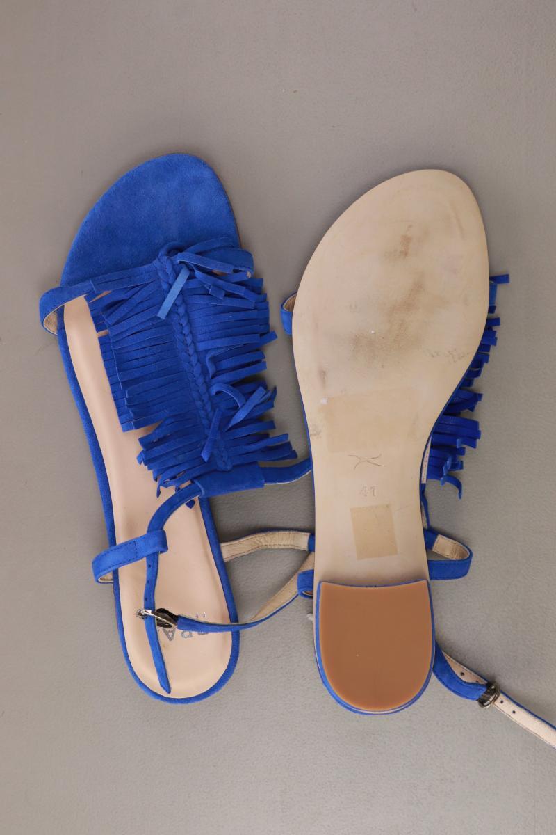 Brax Sandalen Gr. 41 blau aus Leder
