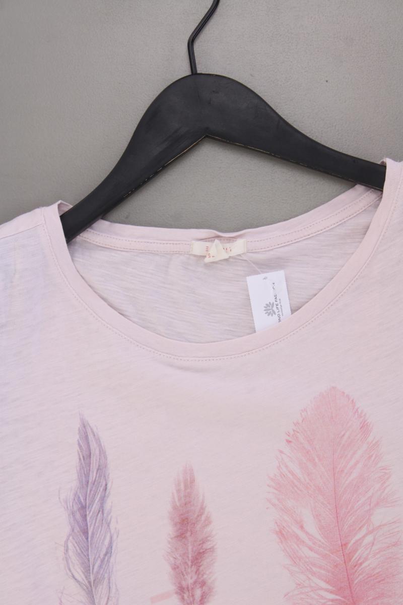 Esprit Printshirt Gr. M Kurzarm rosa