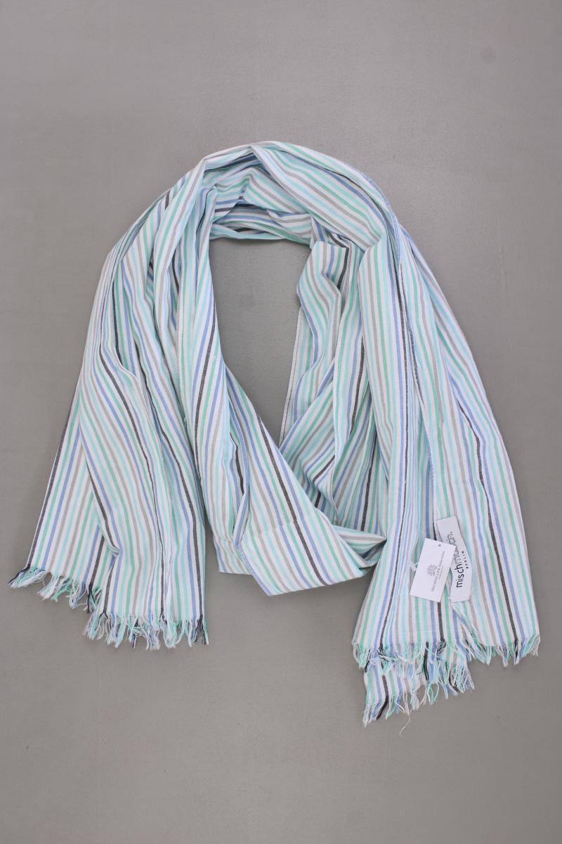 mischmasch Tuch gestreift blau