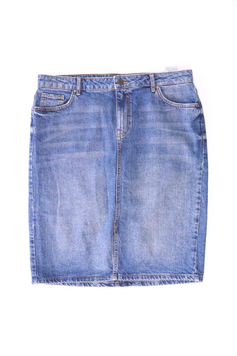 C&A Jeansrock Gr. 42 blau aus Baumwolle