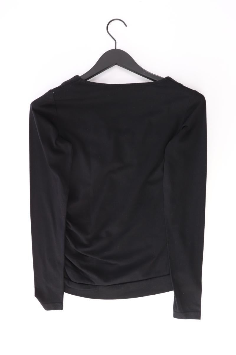 Skunkfunk Shirt mit V-Ausschnitt Gr. S Langarm schwarz aus Baumwolle