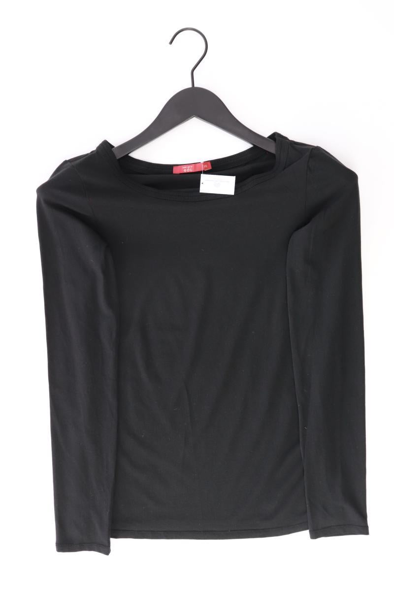 edc by Esprit Longsleeve-Shirt Gr. XS Langarm schwarz aus Baumwolle