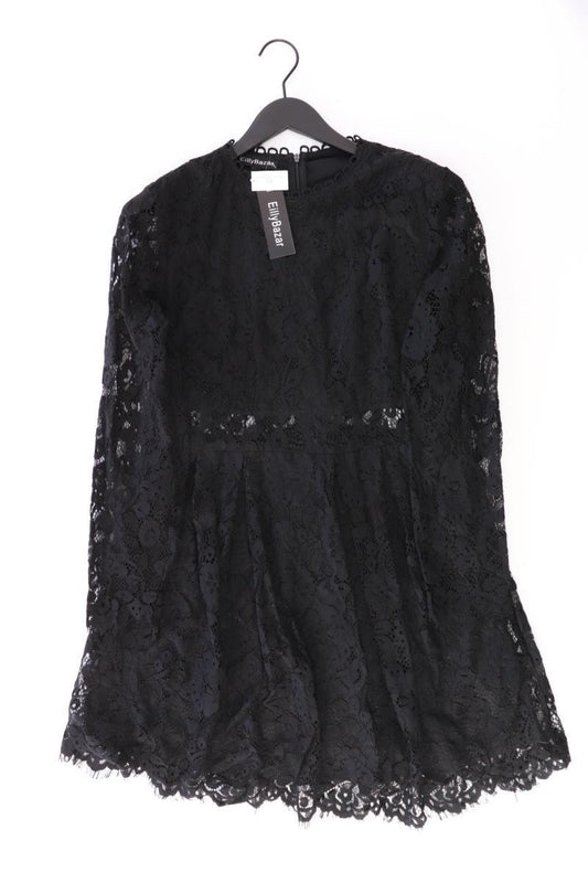 Eilly Bazar Kleid Gr. L neu mit Etikett Langarm schwarz aus Polyester