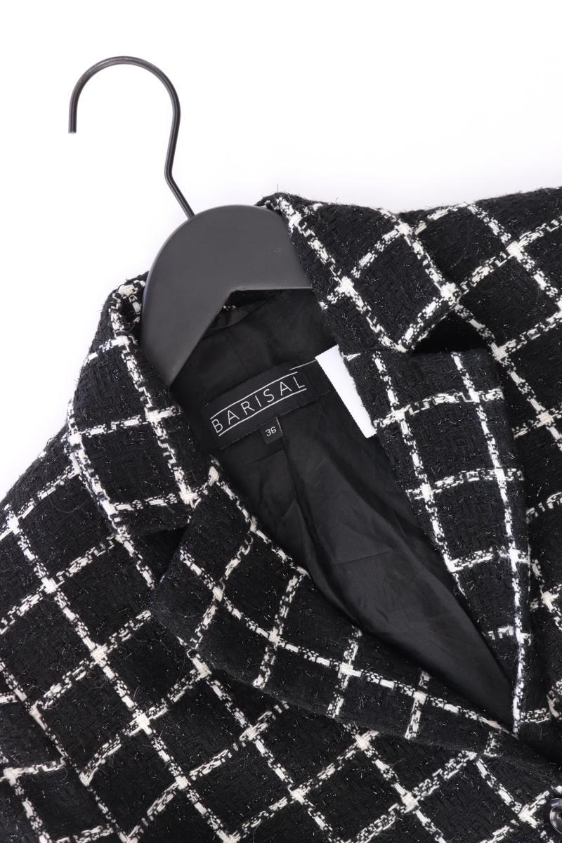 BARISAL Regular Blazer Gr. 36 Vintage schwarz aus Polyester