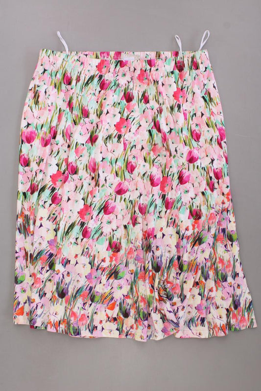 Mona Stretchrock Gr. Kurzgröße 22 mit Blumenmuster mehrfarbig aus Viskose