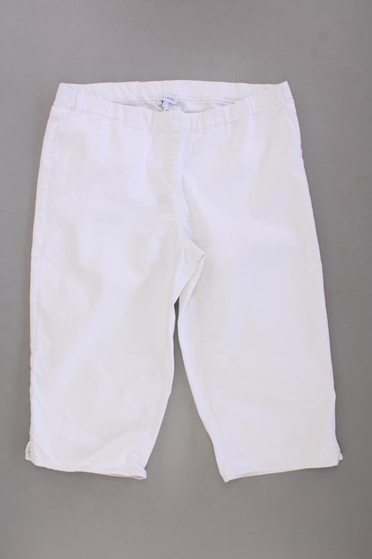 Gina Laura 3/4 Hose Gr. 44 weiß aus Baumwolle