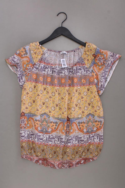 edc by Esprit Kurzarmbluse Gr. L mit Blumenmuster neuwertig mehrfarbig