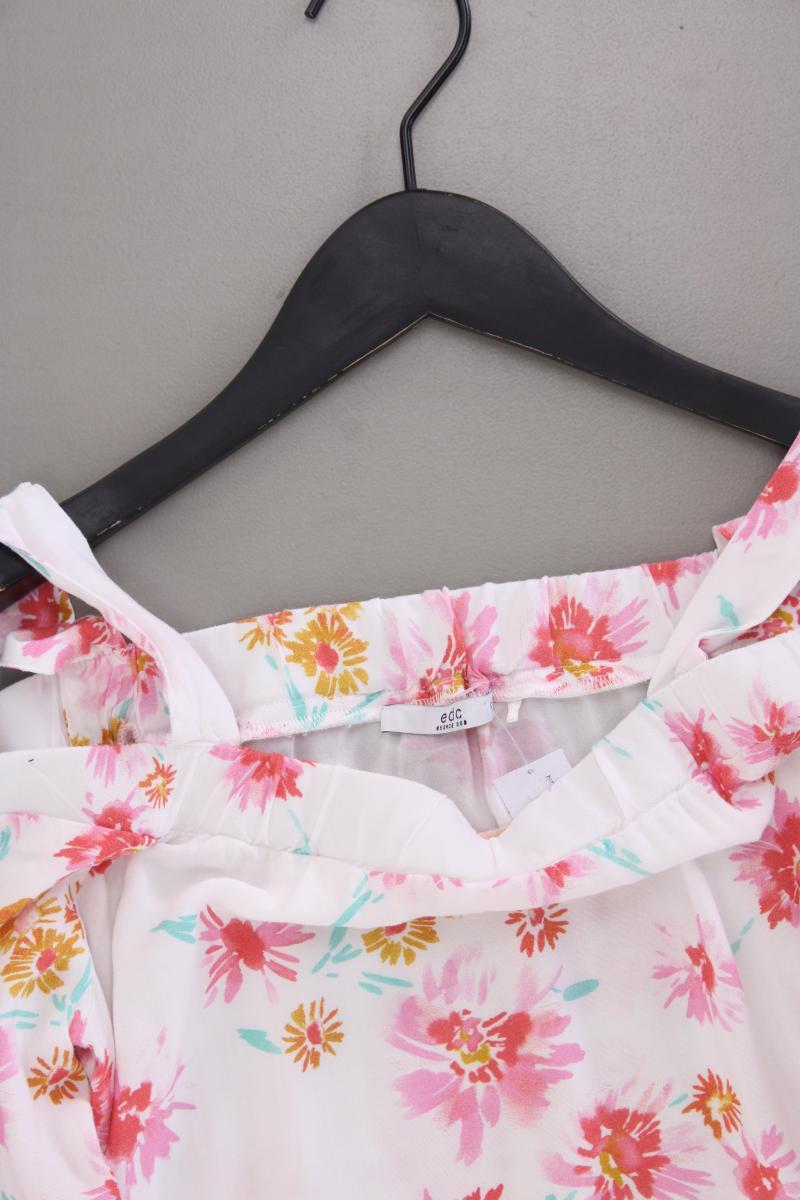 edc by Esprit Classic Bluse Gr. S mit Blumenmuster 3/4 Ärmel rosa