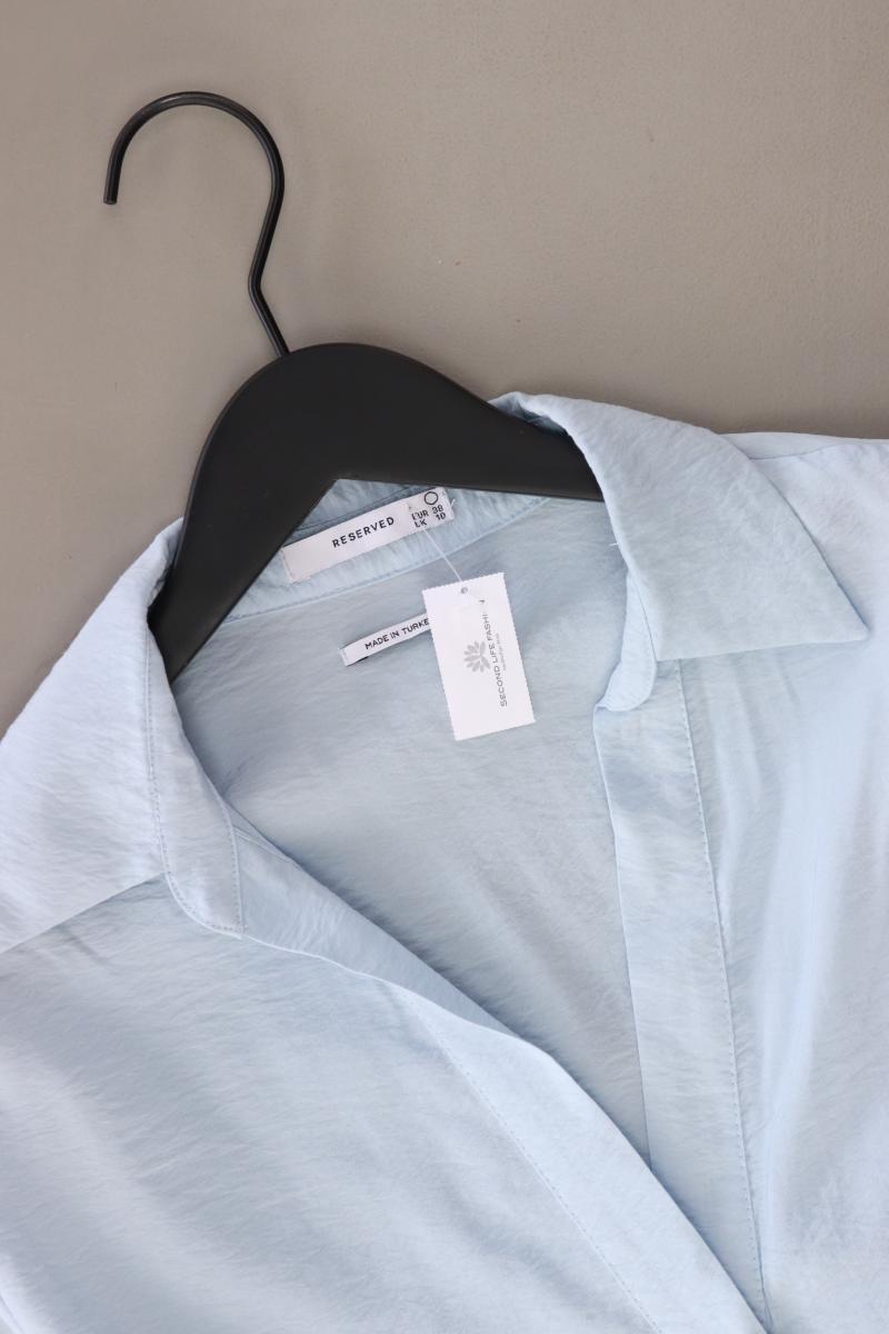 Reserved Oversize-Bluse Gr. 40 3/4 Ärmel blau aus Viskose