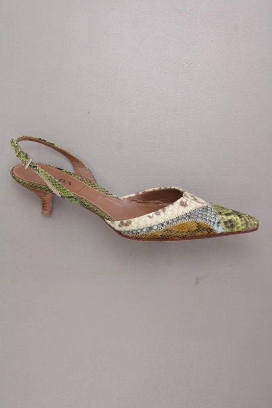 Prada Sandaletten Calzatura Donna Patch Summer  Gr. 38 mehrfarbig aus Leder