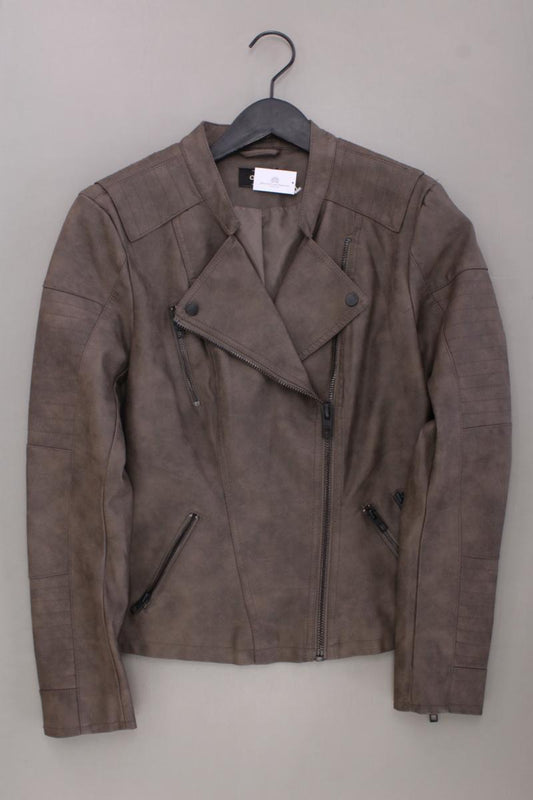 Only Kunstlederjacke Gr. 40 braun aus Polyurethan