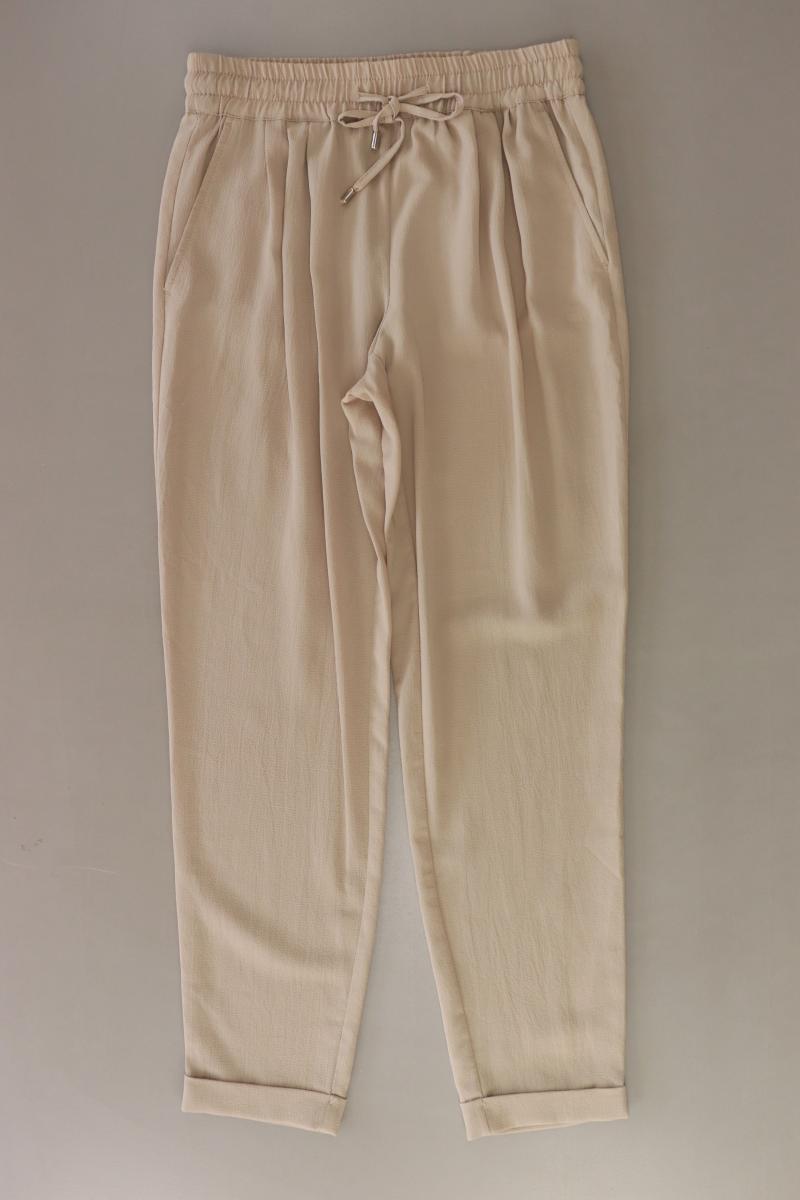 Zara Stoffhose Gr. XS creme aus Polyester